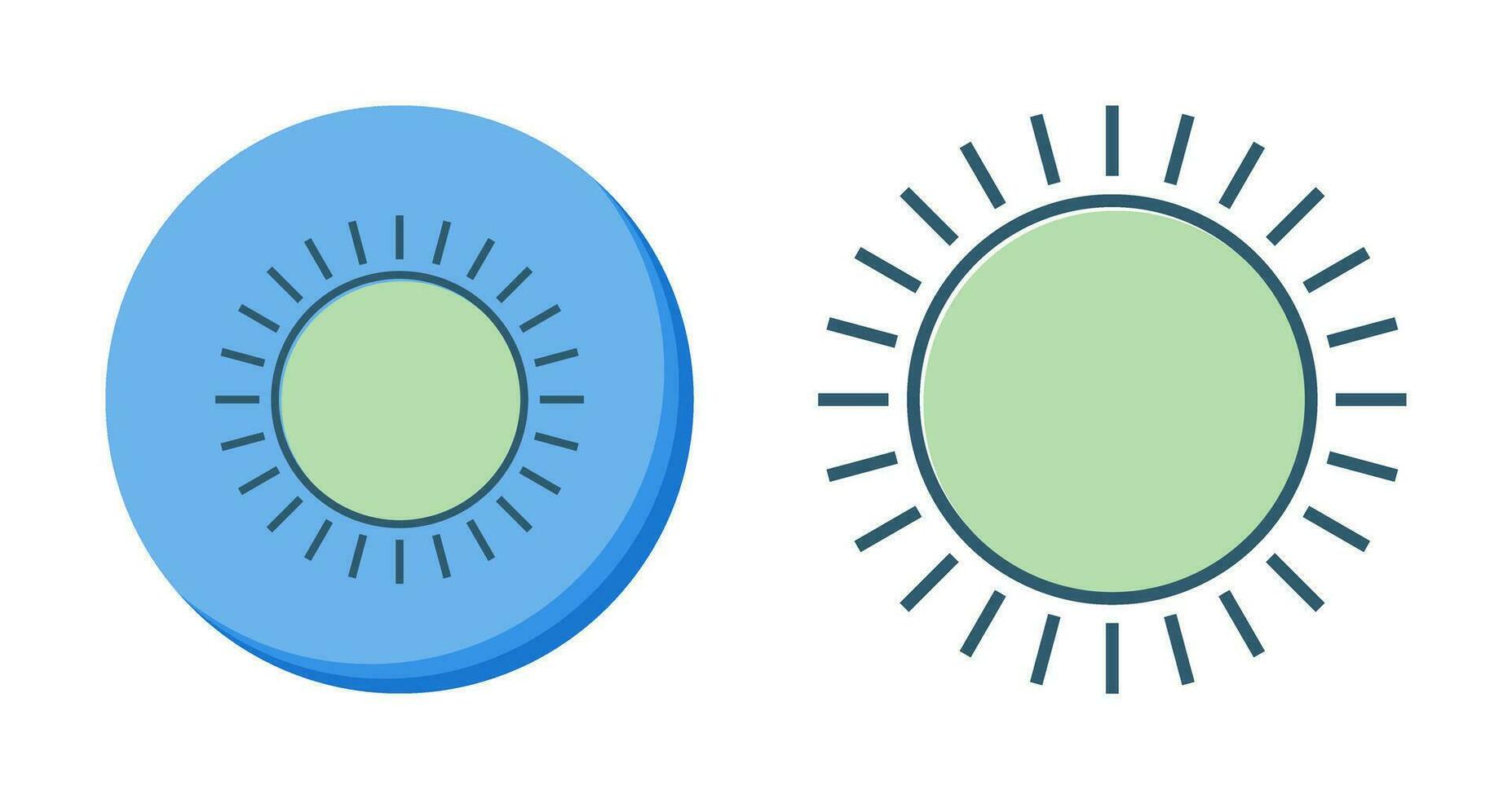 icono de vector de sol