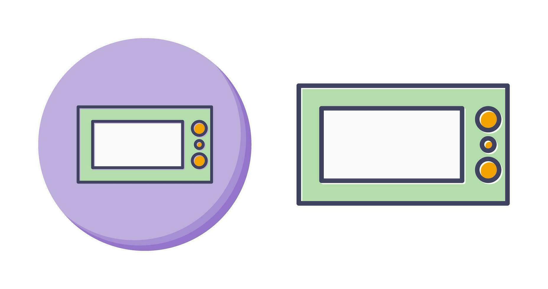 Microwave Vector Icon