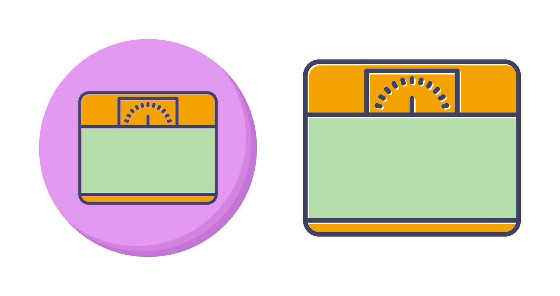 Weighing Machine Vector Icon