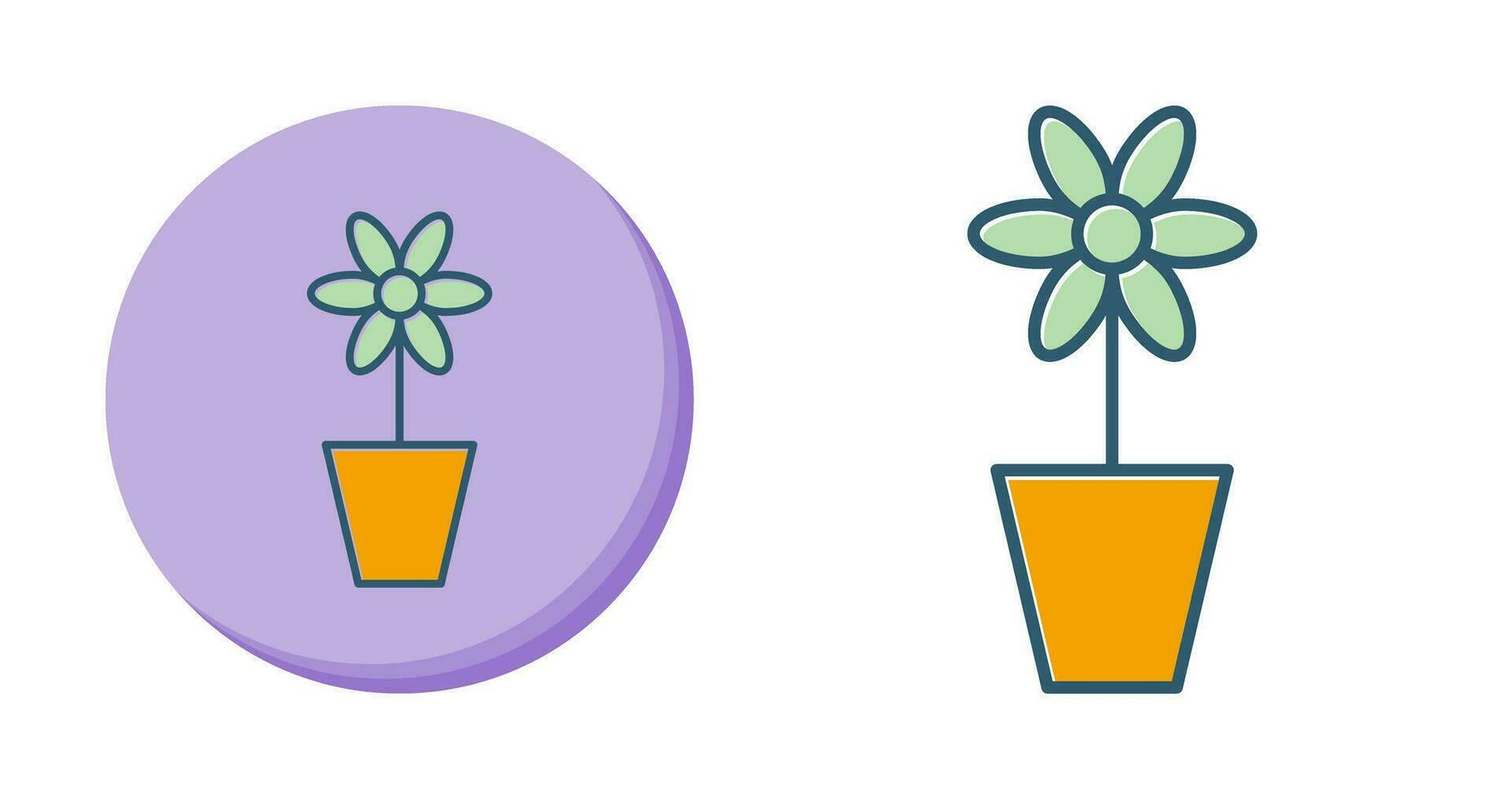 Flower Pot Vector Icon