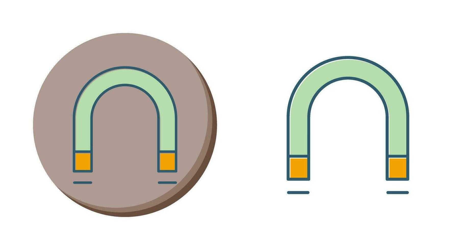 icono de vector de magnetismo