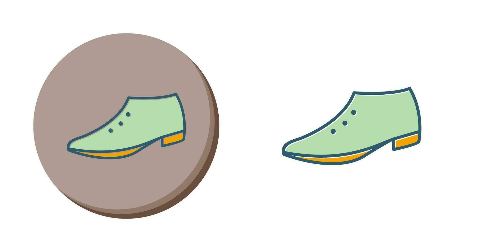 icono de vector de zapatos formales