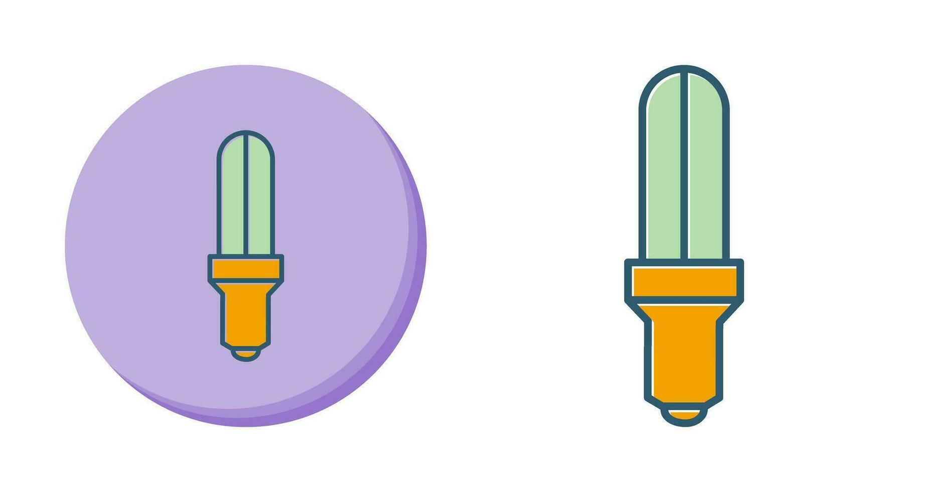 Energy Saver Bulb Vector Icon