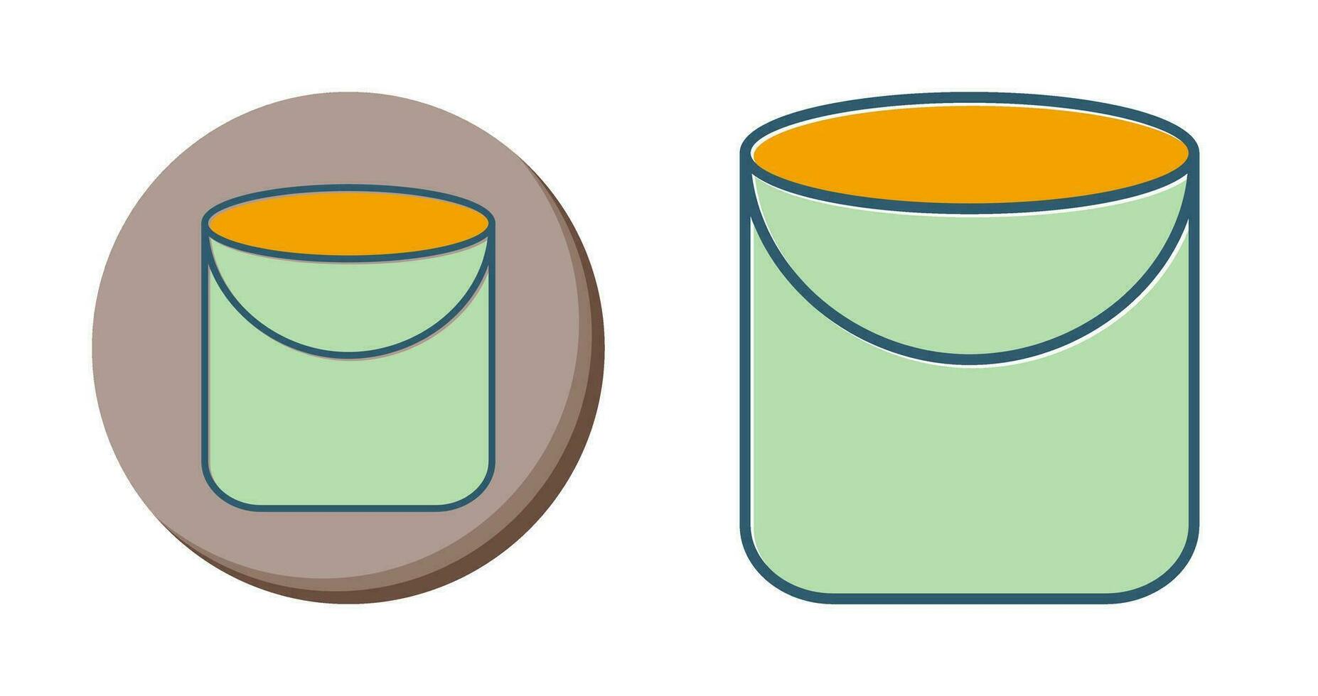 Sand bucket Vector Icon