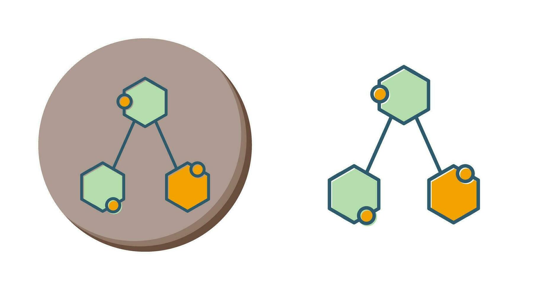 Chemical Structure Vector Icon