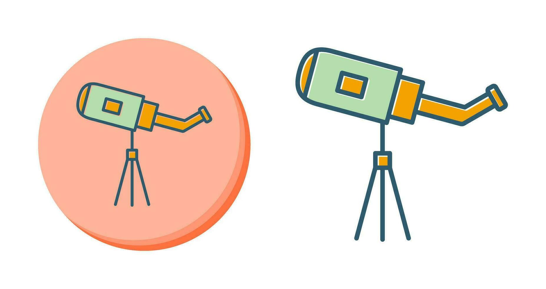 Telescope Vector Icon