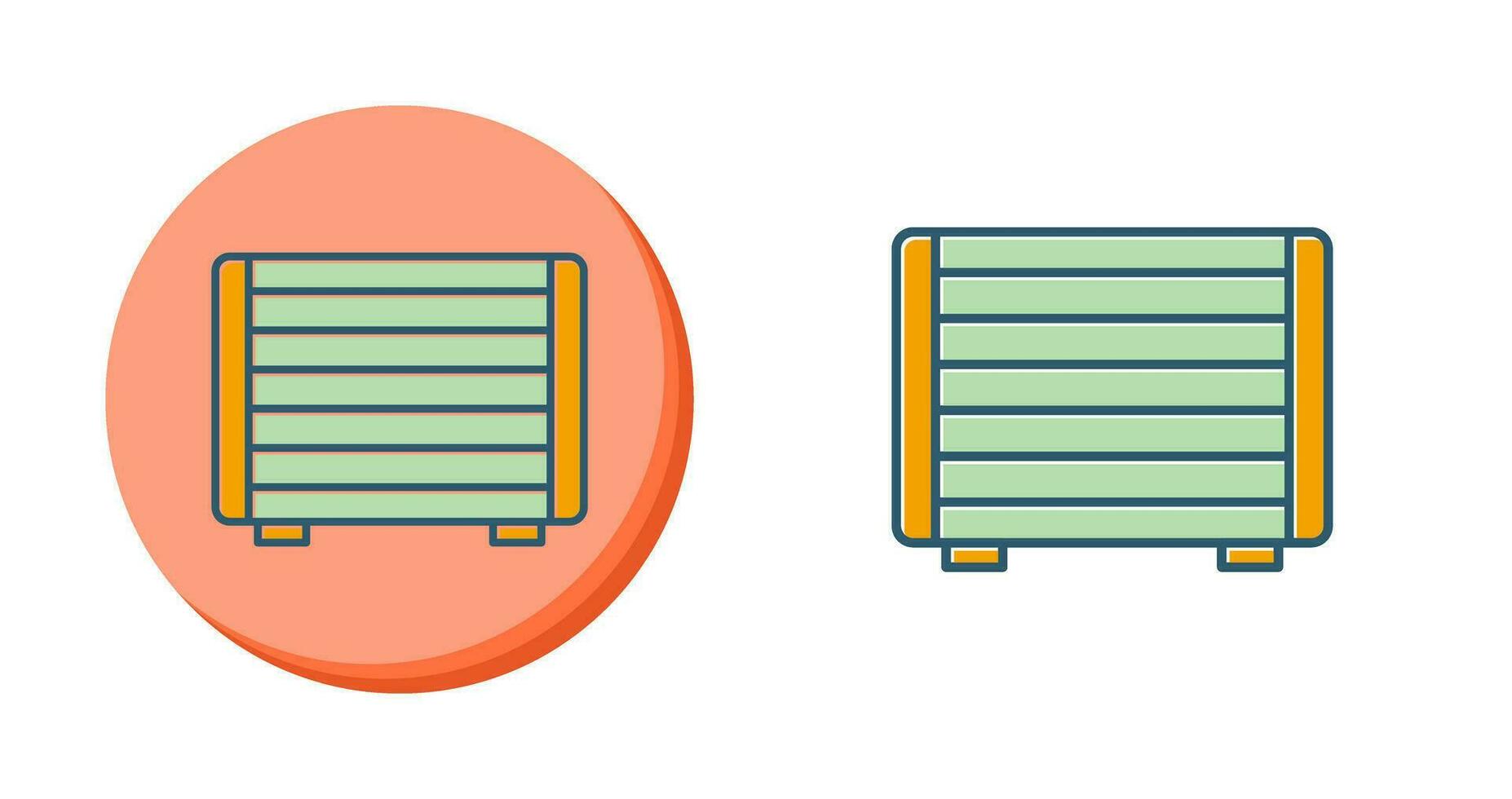 Gas Heater Vector Icon