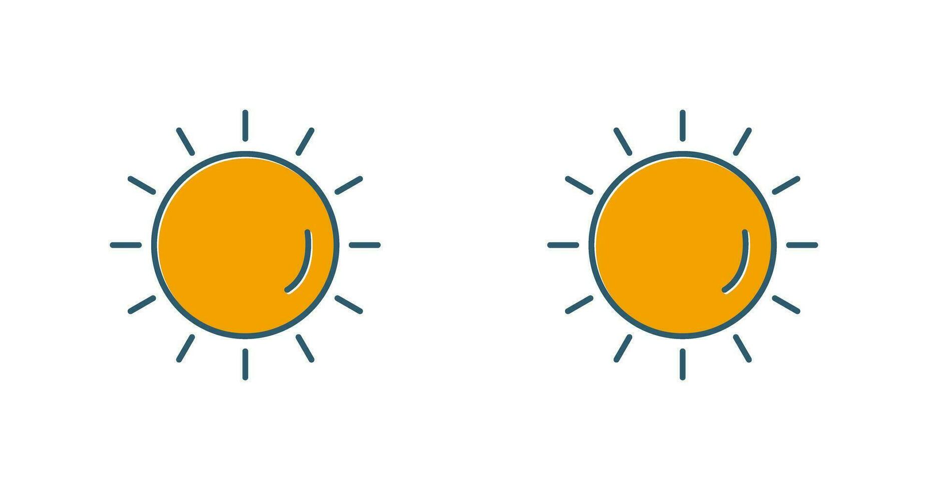 Sun Vector Icon