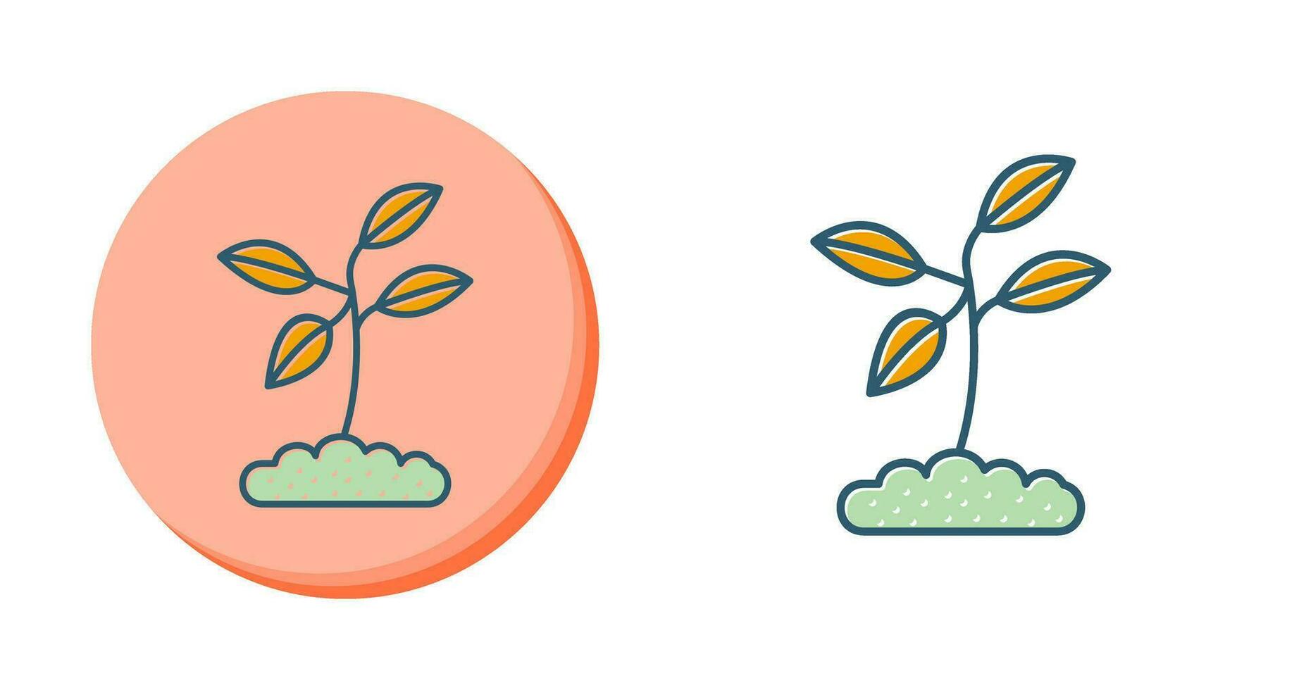 icono de vector de planta