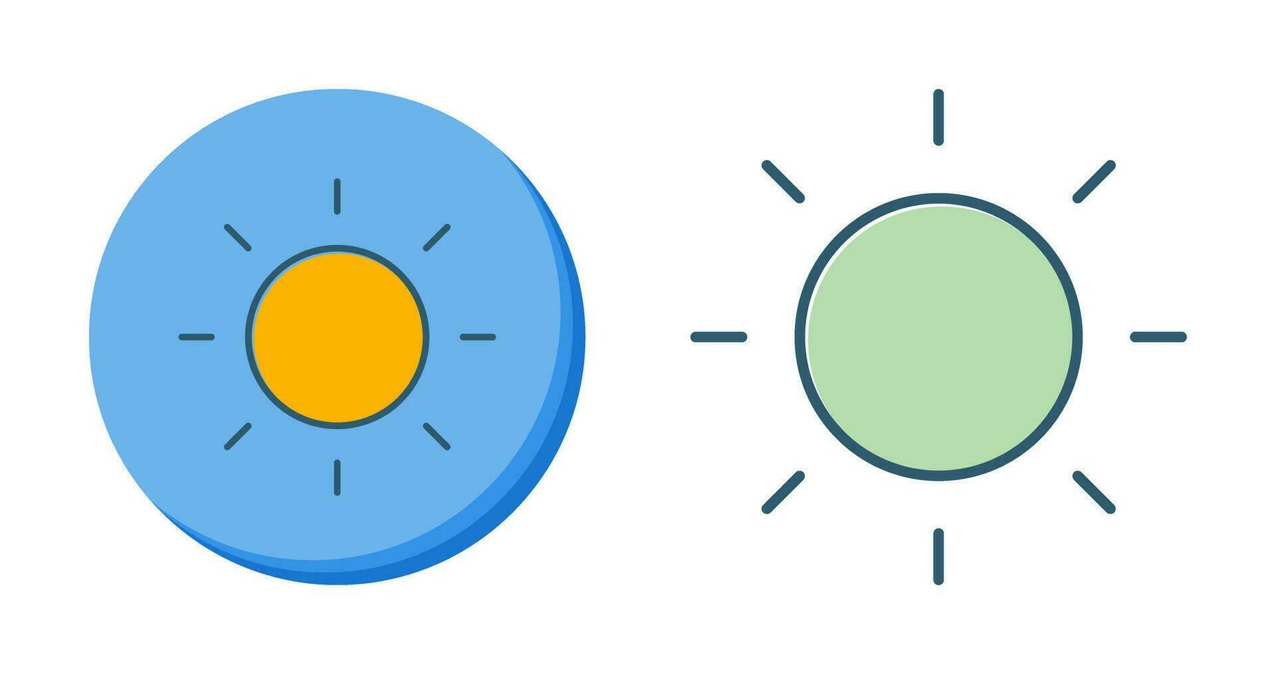 Sun Vector Icon