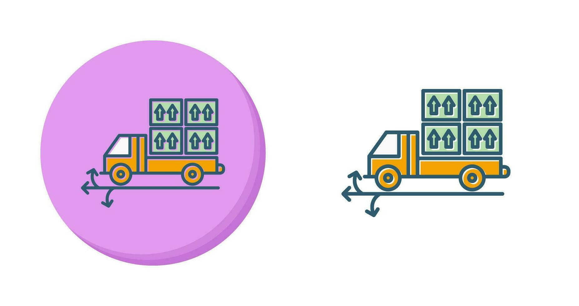 Multiple Delivery Points Vector Icon