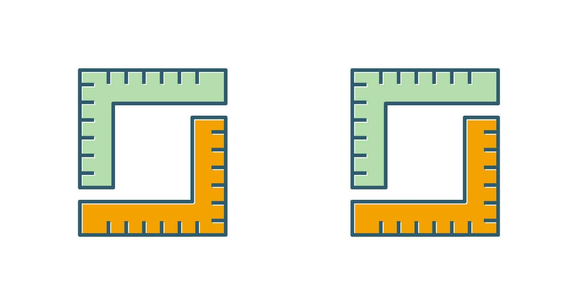 icono de vector de medición