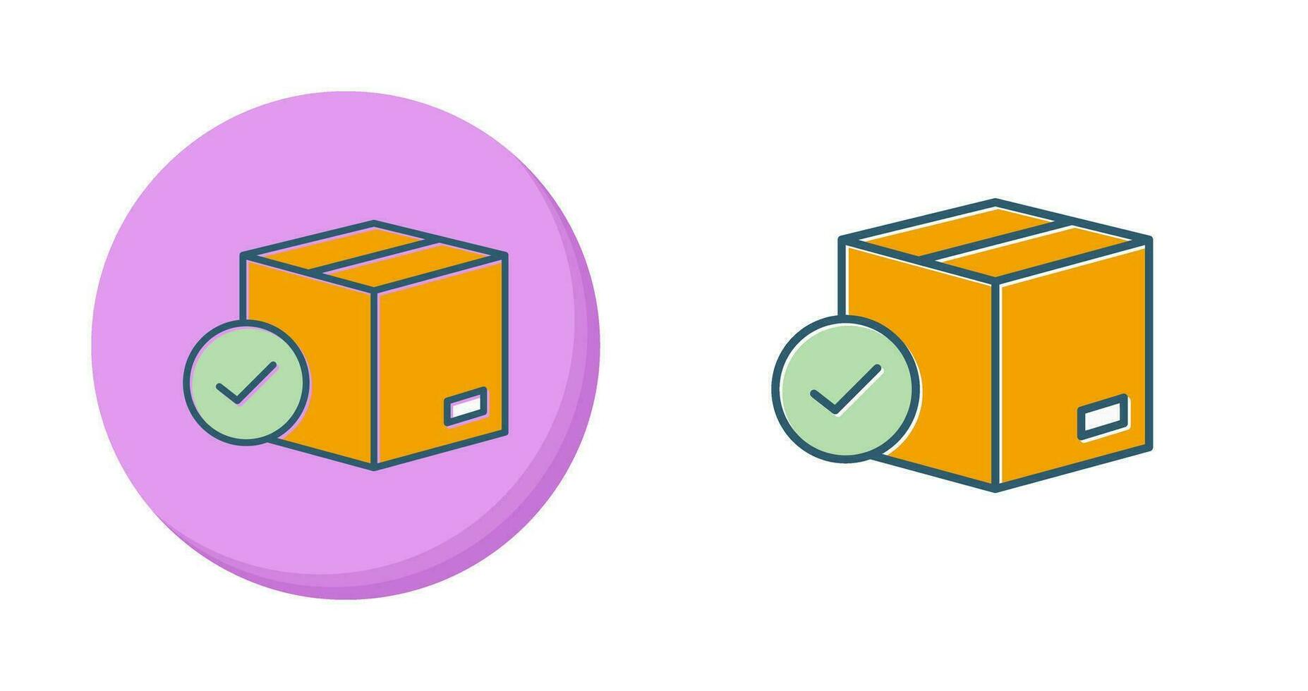 Package Delivered Vector Icon