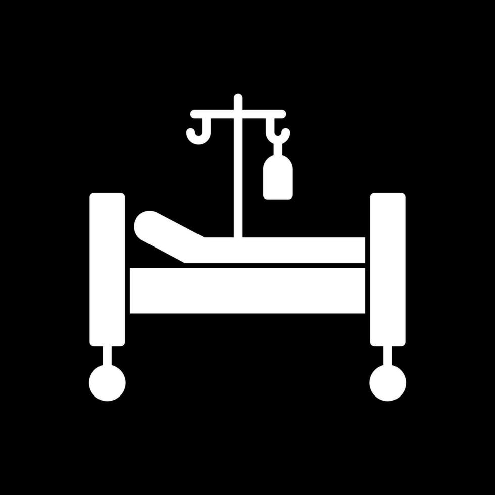 diseño de icono de vector de cama