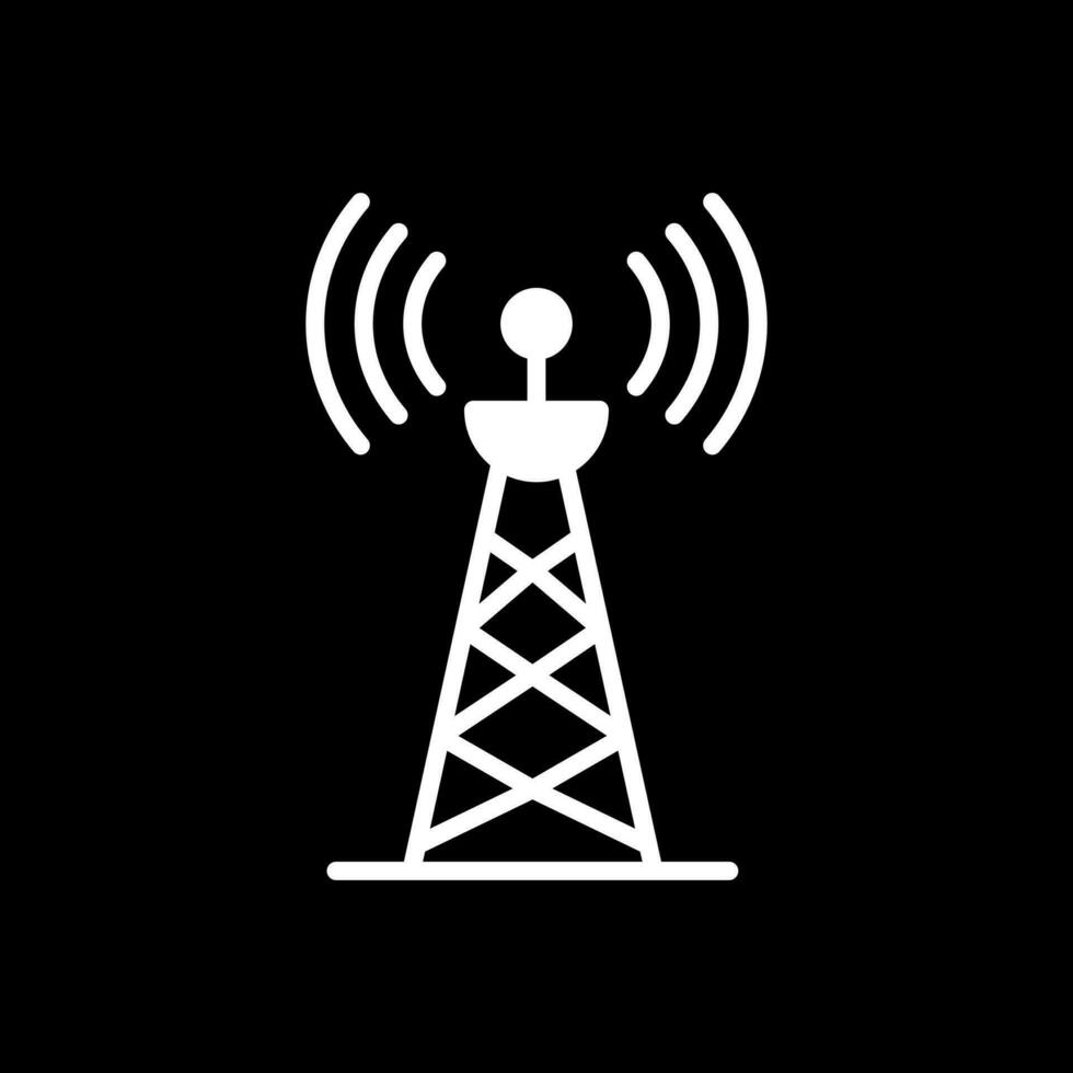 Radio tower Vector Icon Design