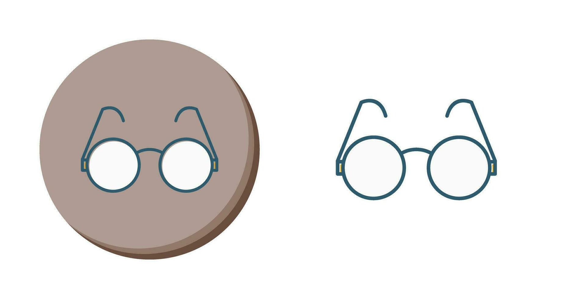 icono de vector de gafas de lectura