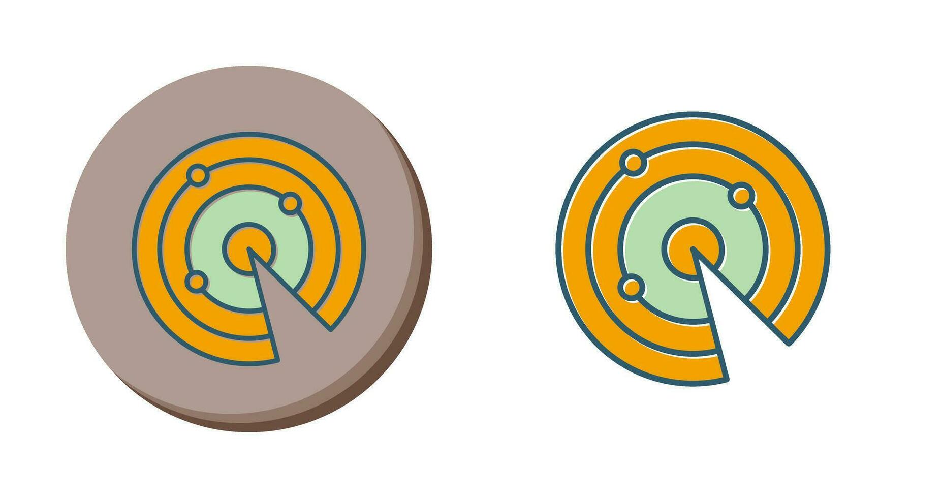 Radar Vector Icon