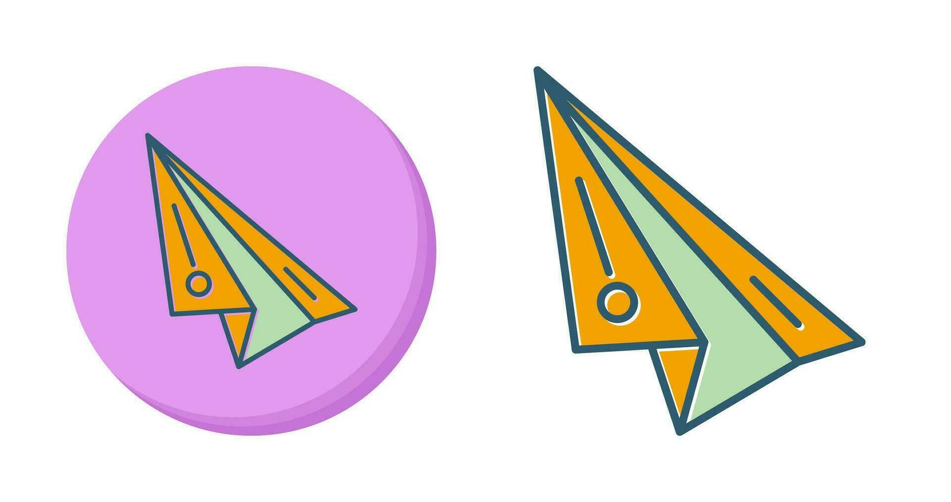 Paper Plane Vector Icon