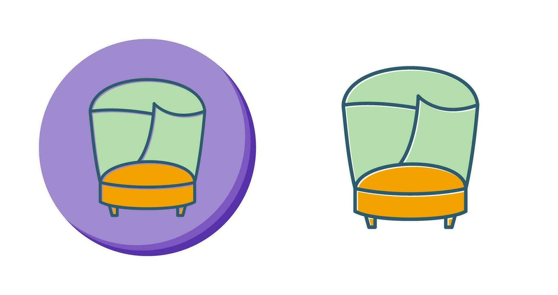 Stylish Chair Vector Icon