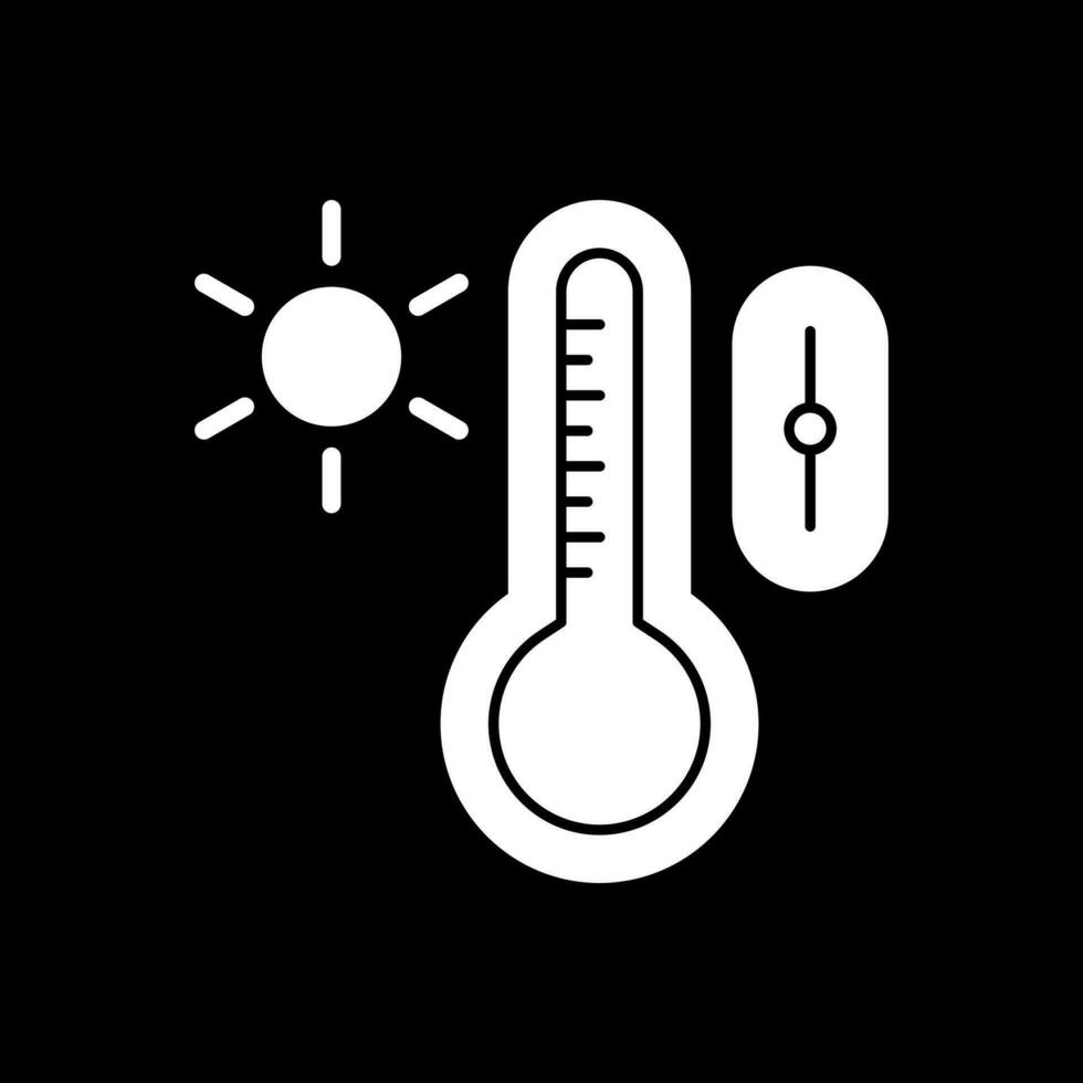 temperatura controlar vector icono diseño