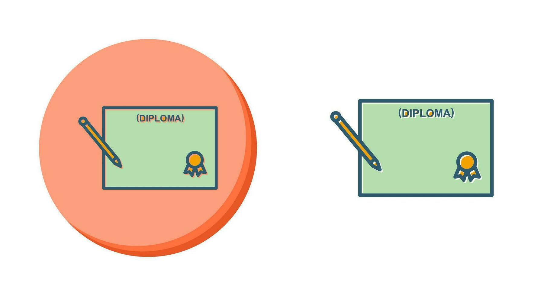 Diploma Vector Icon
