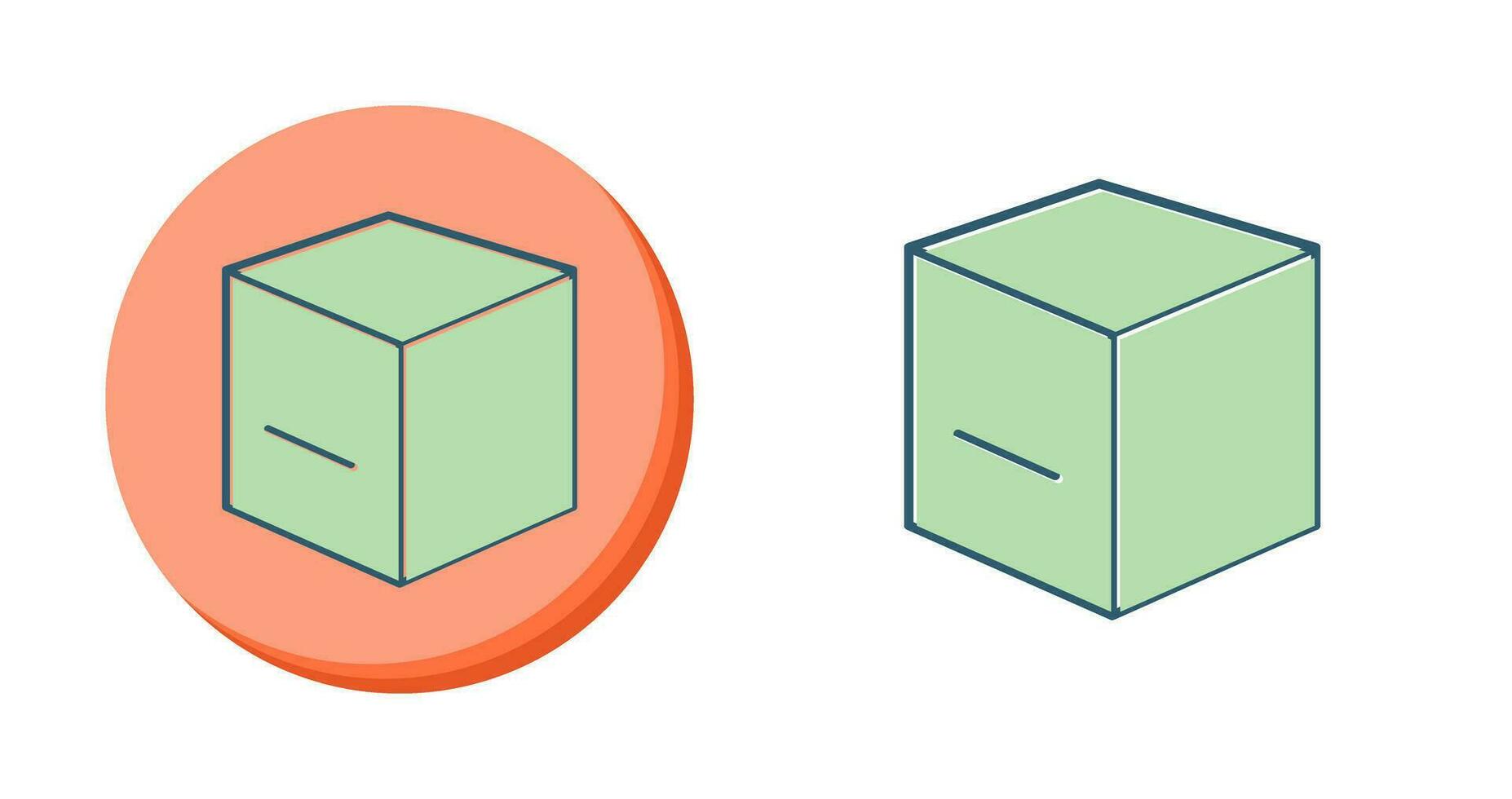 Cube Vector Icon