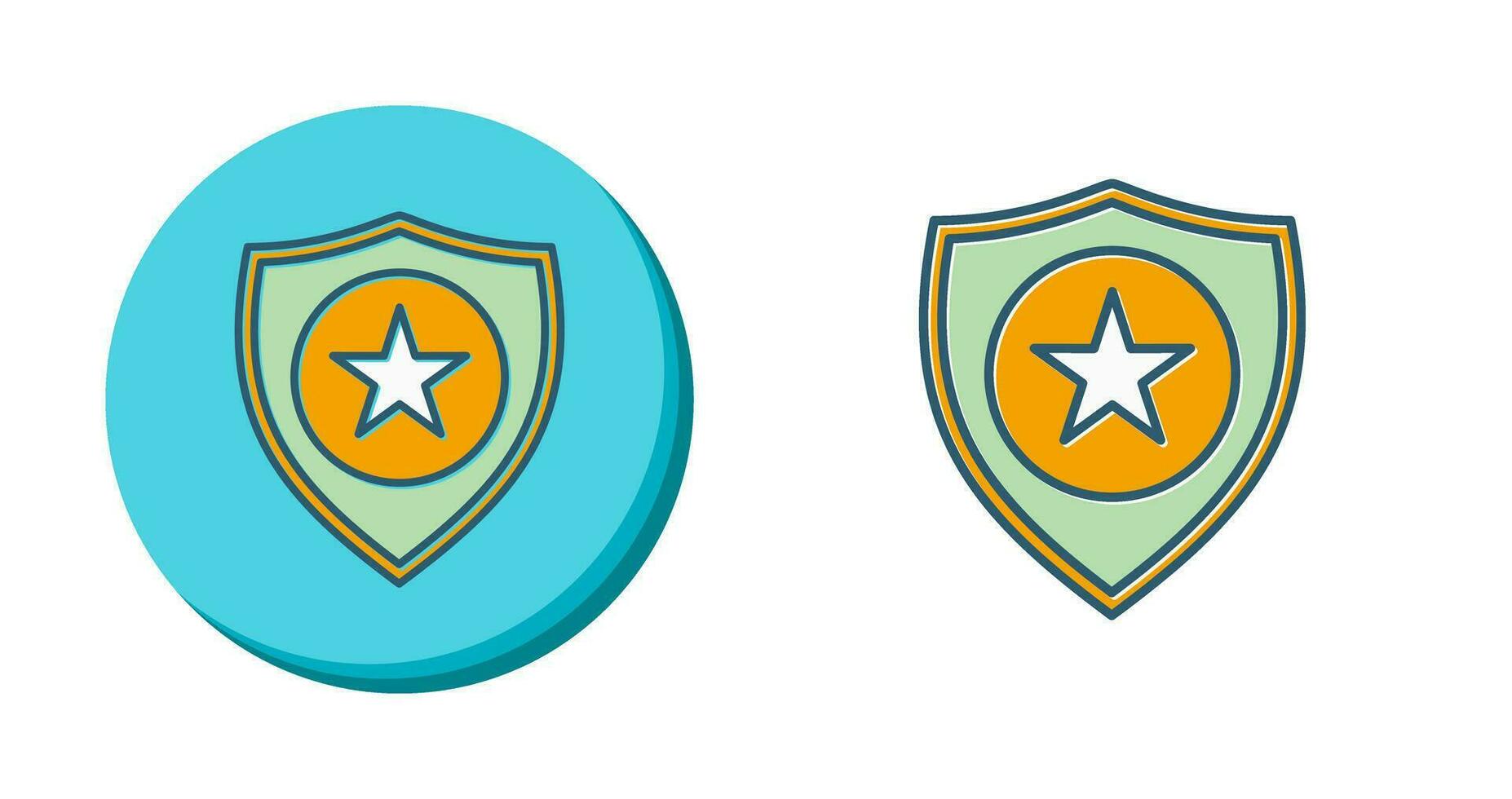 Police Badge Vector Icon