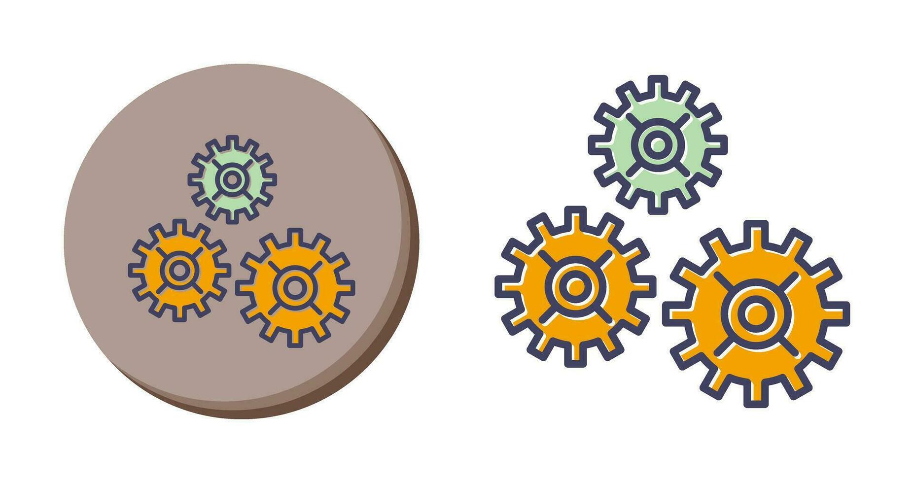 Multiple Cogwheels Vector Icon