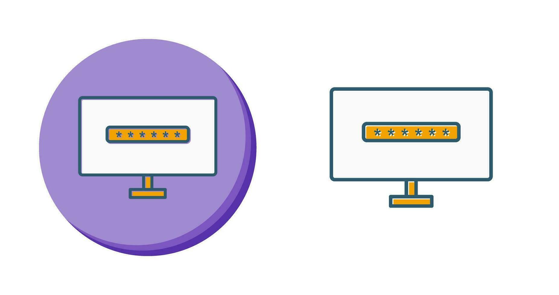 System Password Vector Icon