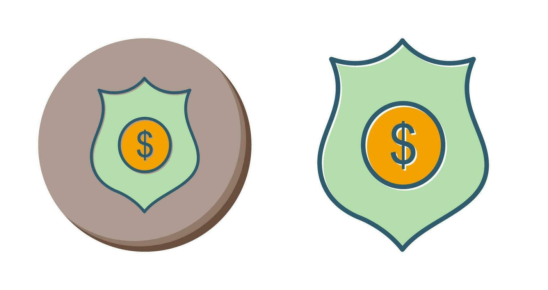 Dollar Badge Vector Icon
