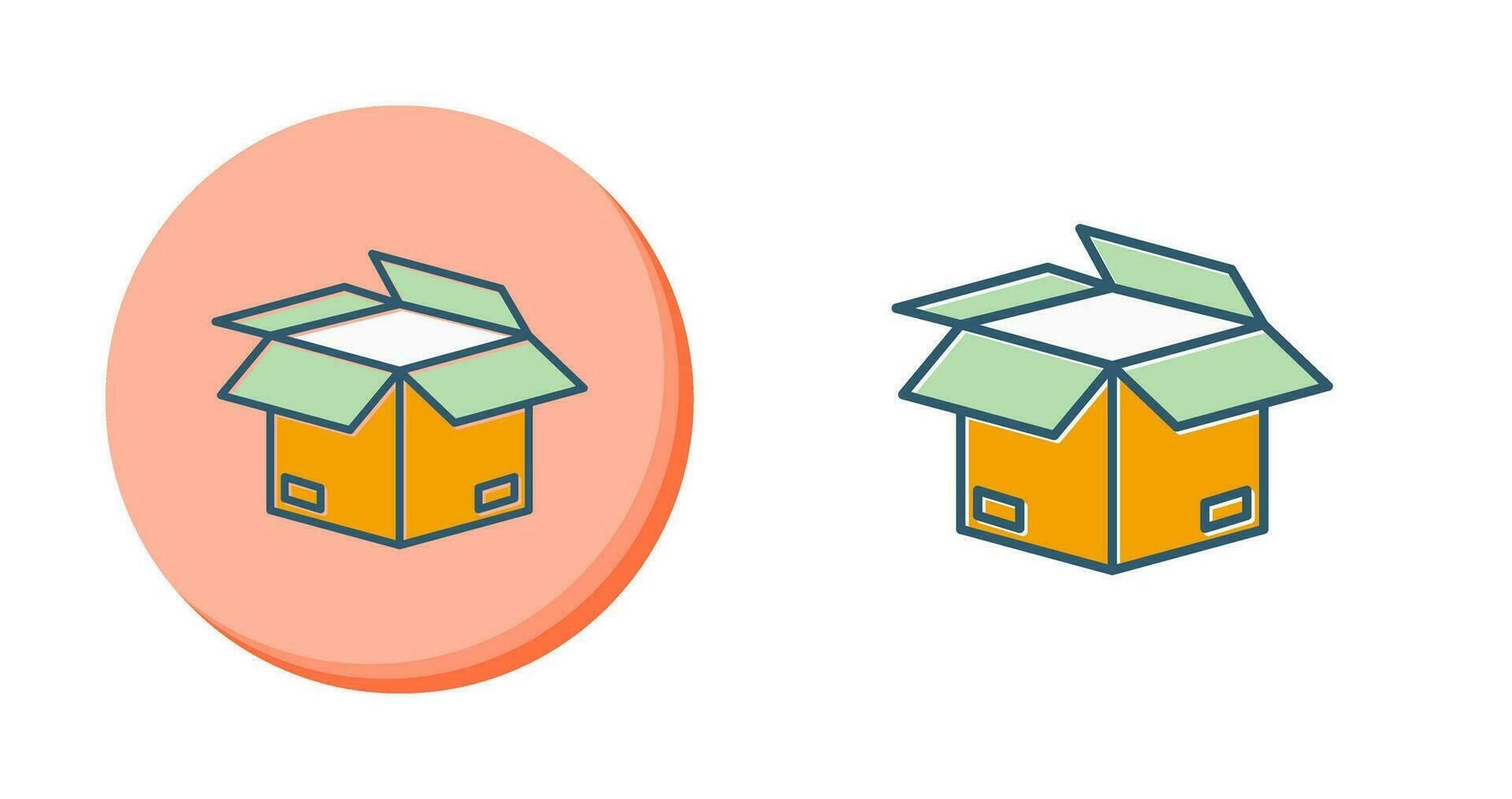 Open Box Vector Icon