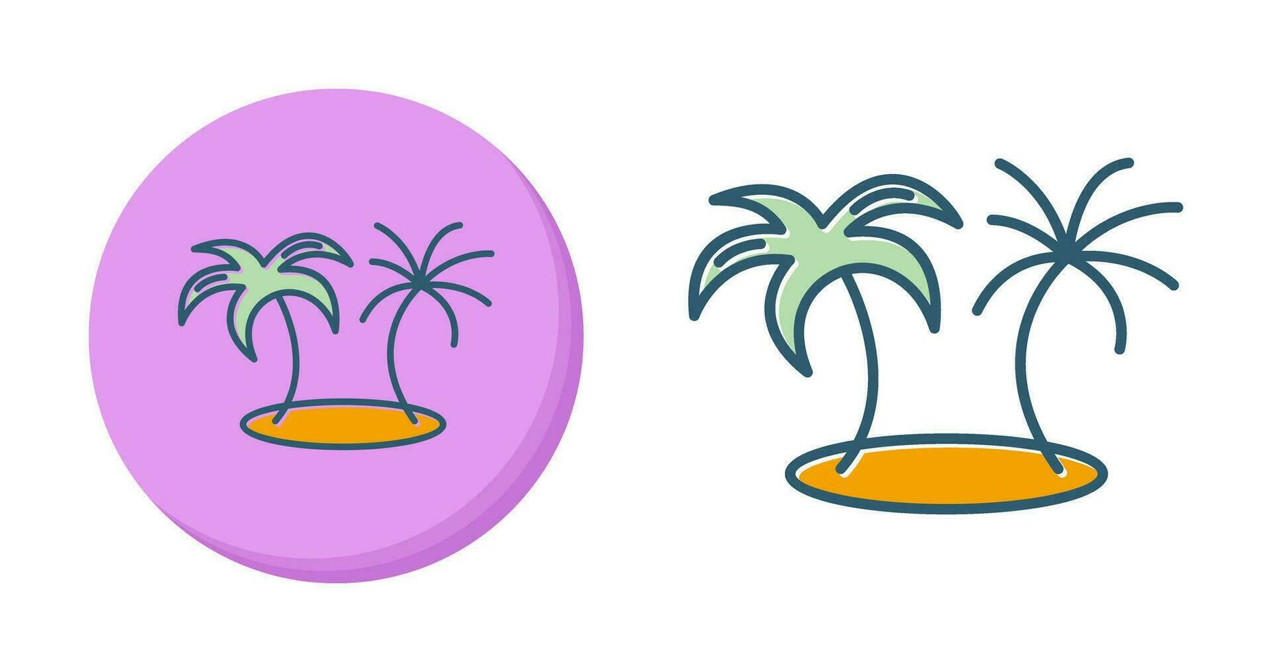 Island Vector Icon