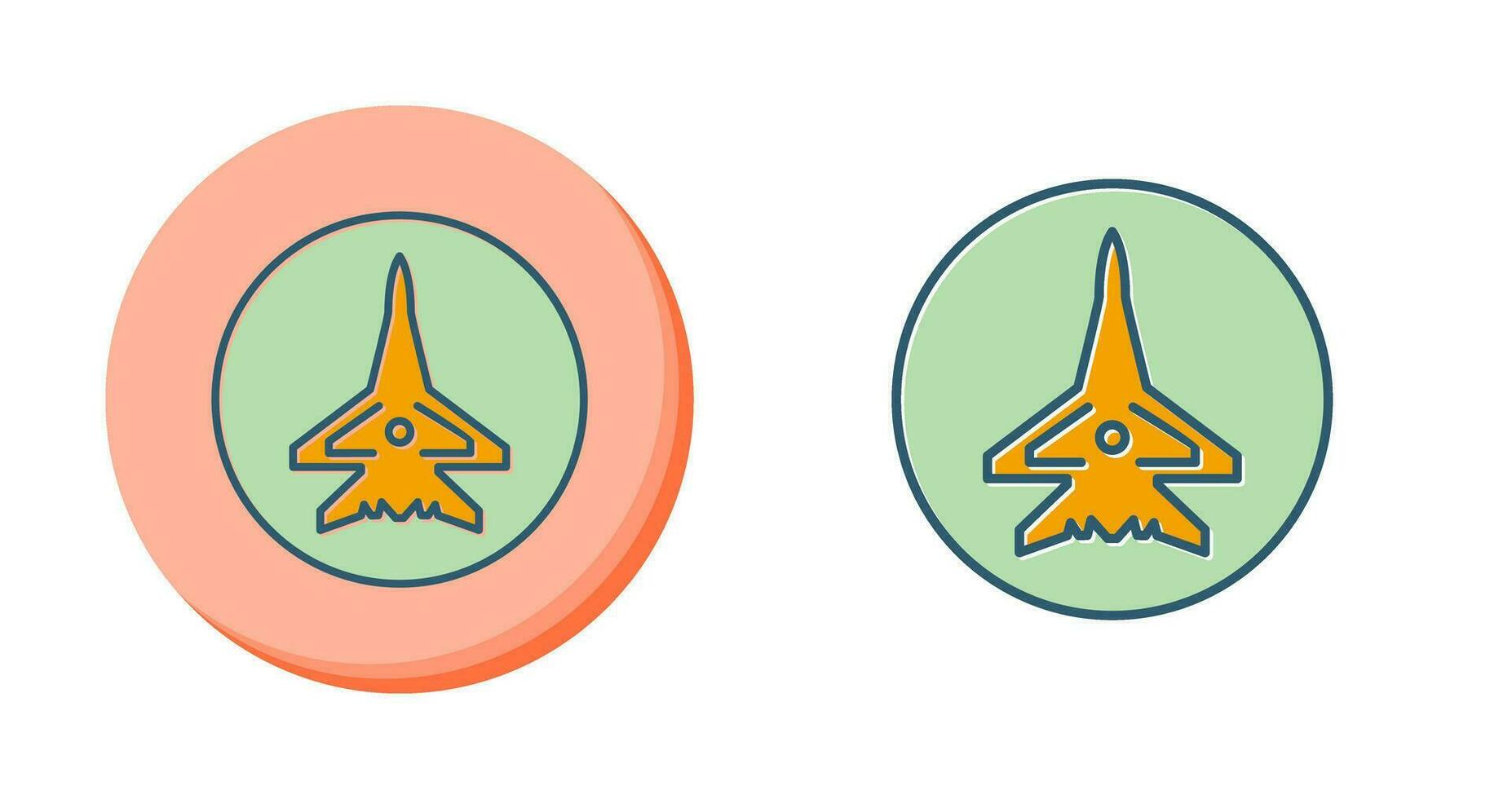 Fighter Plane Vector Icon