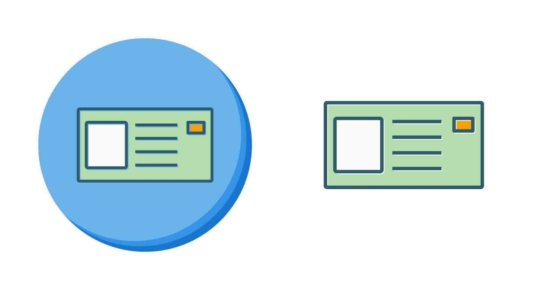 Identity Card Vector Icon