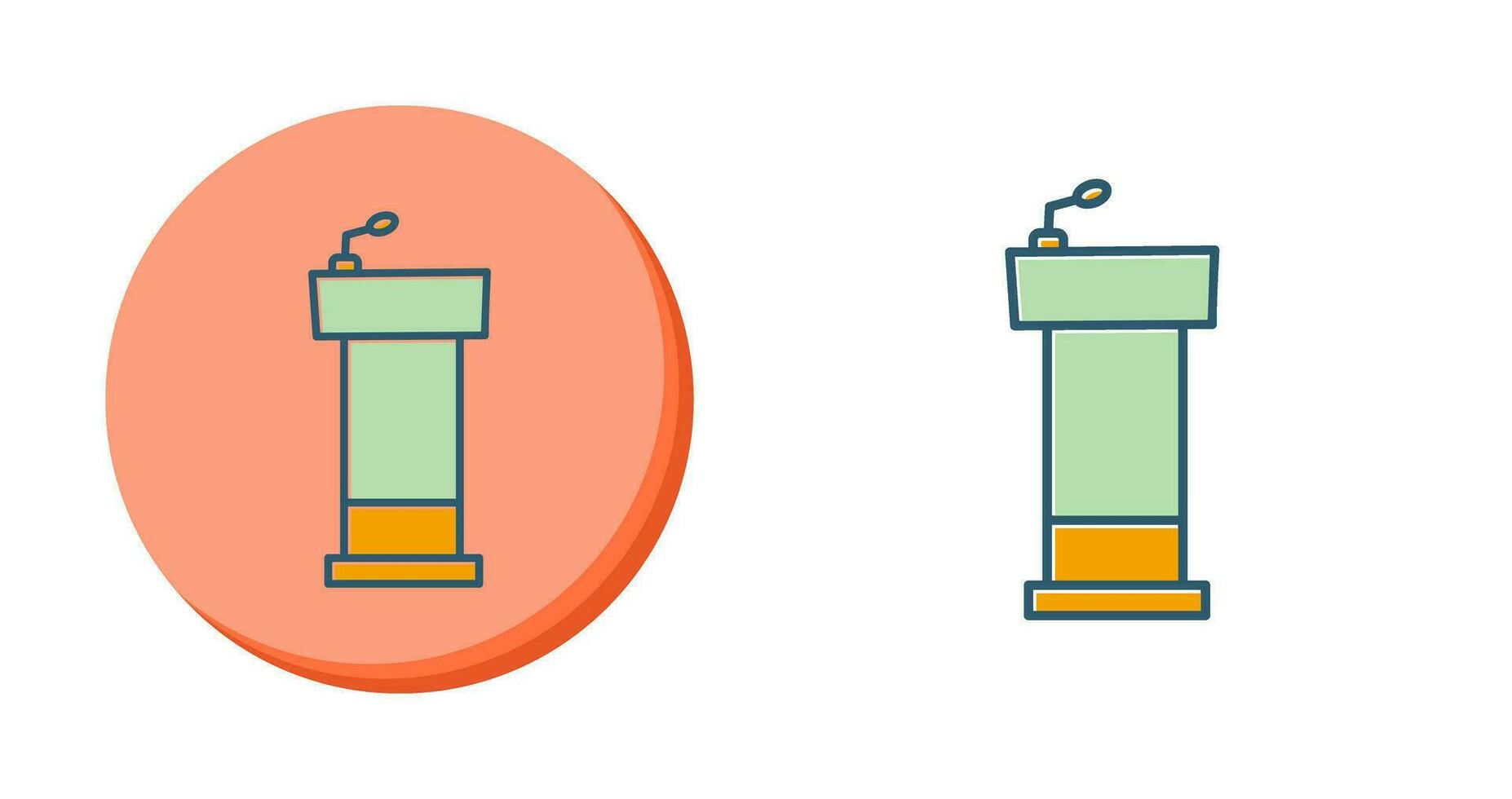 Podium Vector Icon