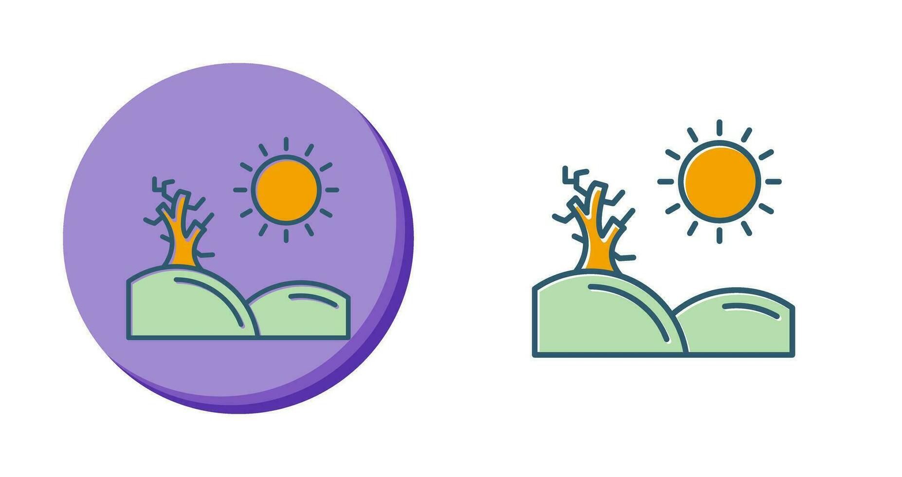 Desert Vector Icon