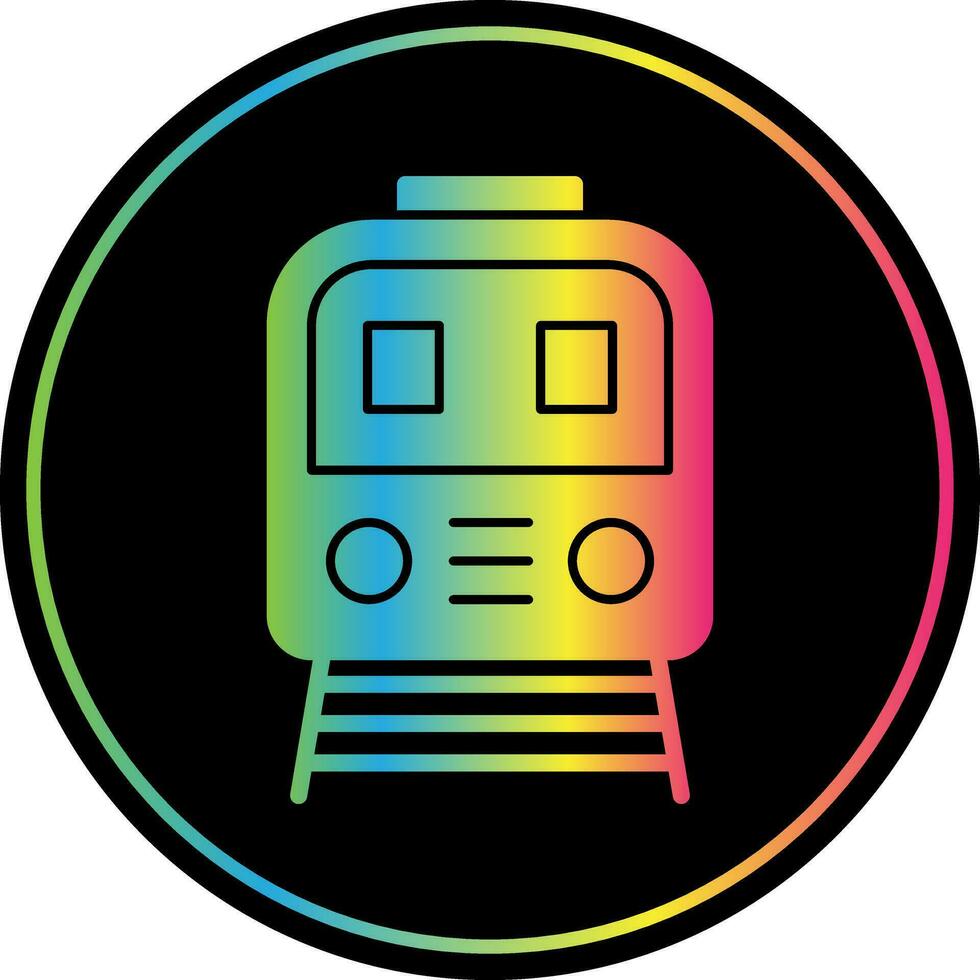 Tram Vector Icon Design