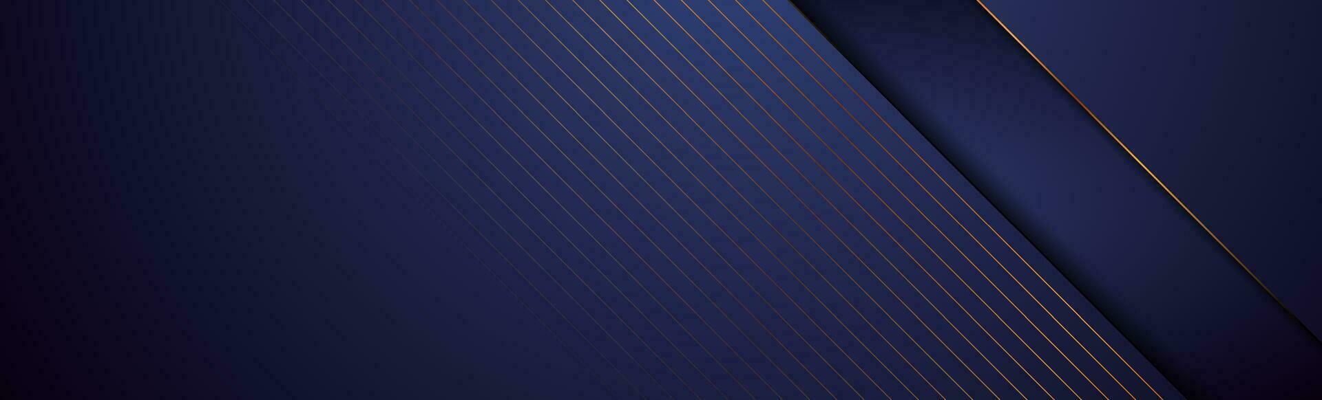 Dark violet and golden abstract tech geometric background vector