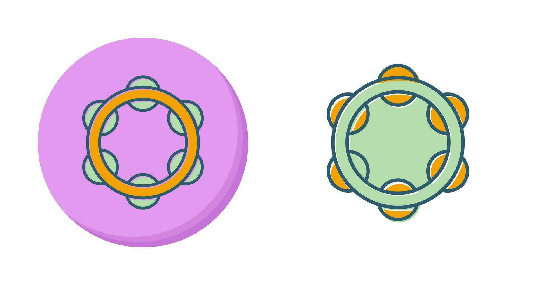 Tambourine Vector Icon