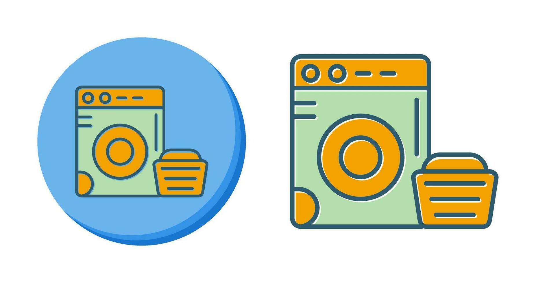 Washing Machine Vector Icon