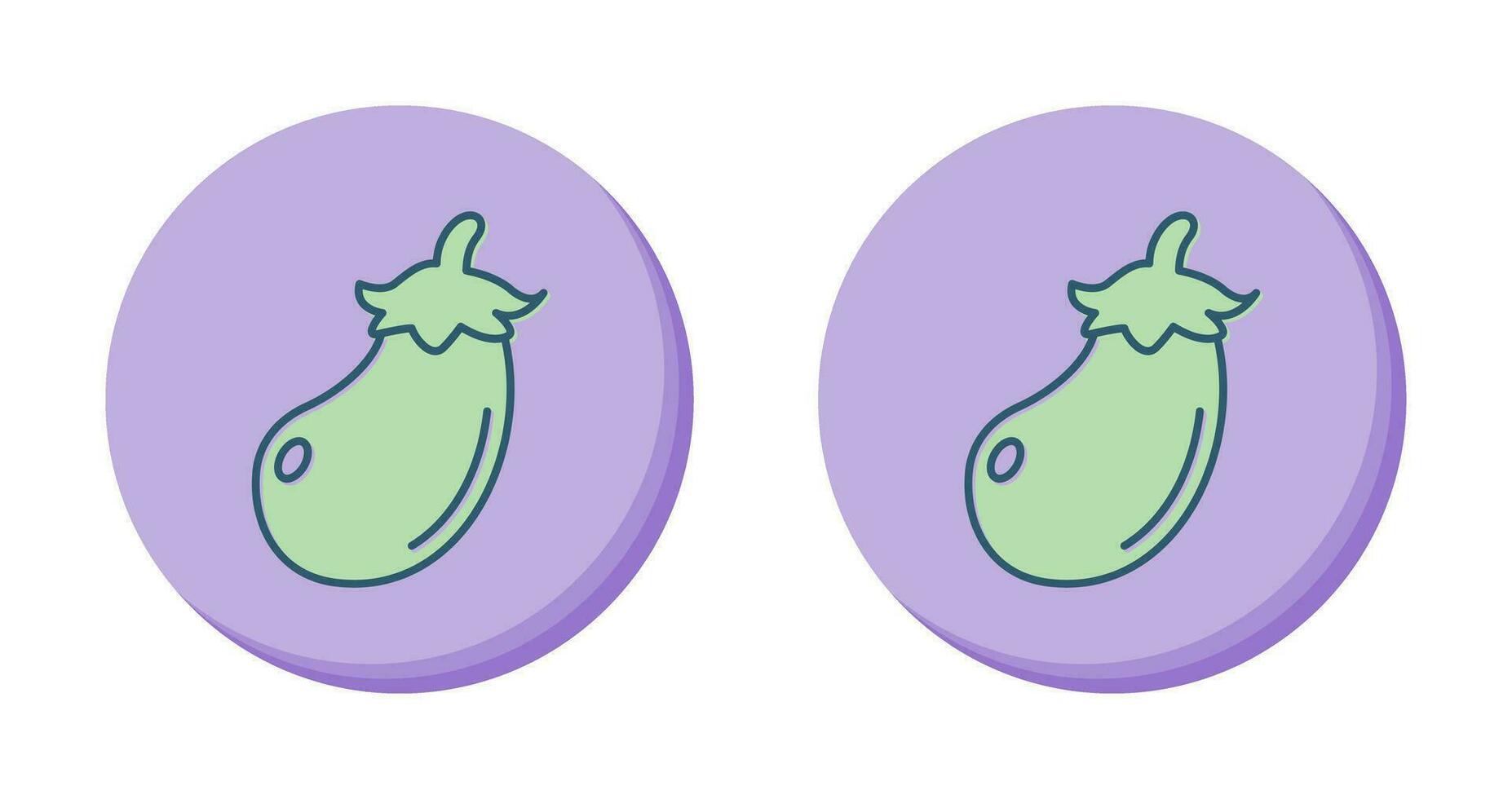 Eggplant Vector Icon