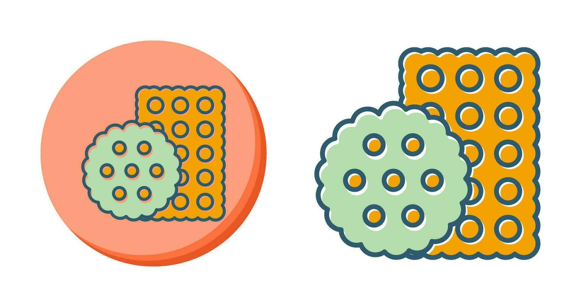 Biscuit Vector Icon