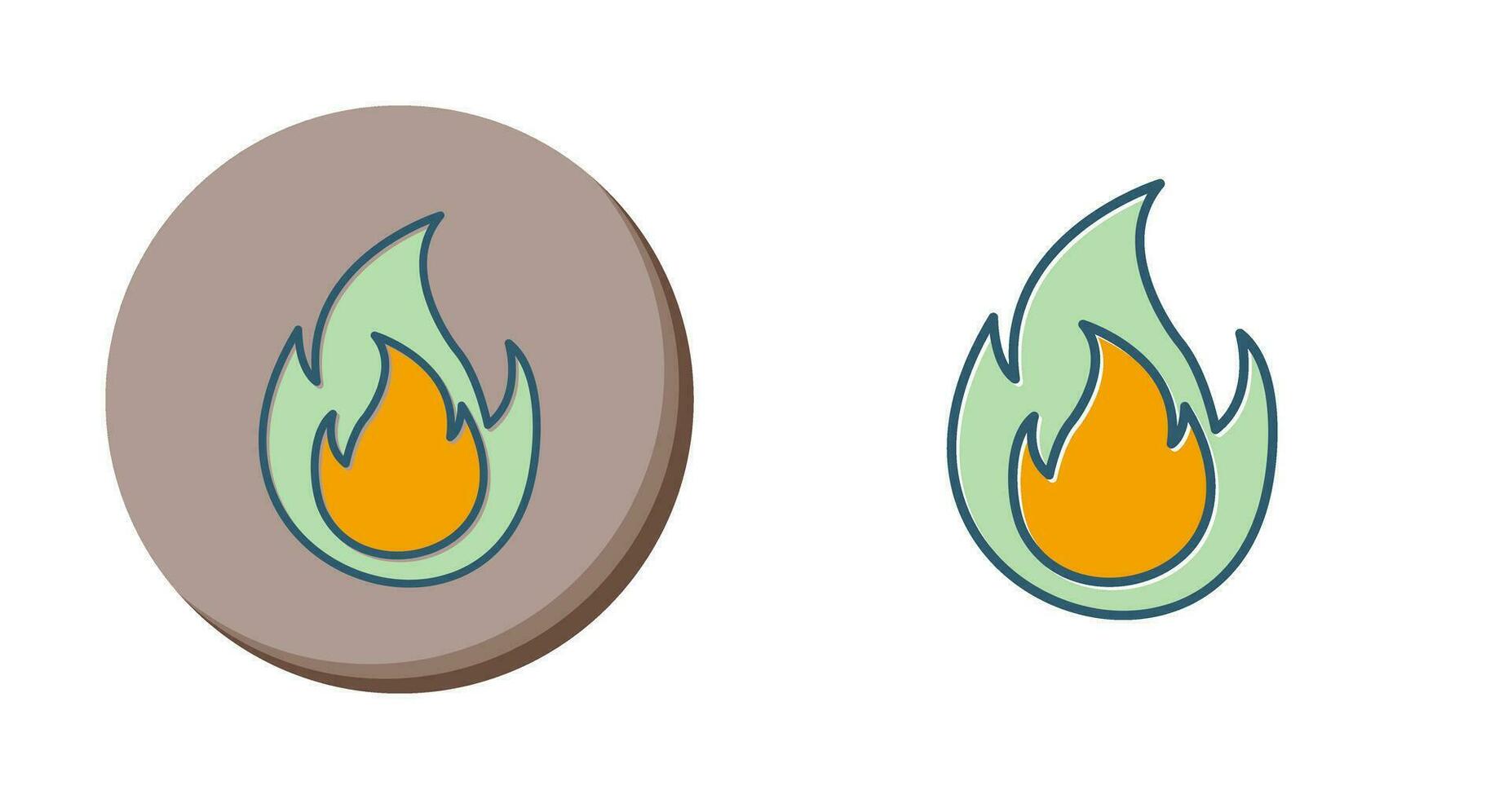 Flame Vector Icon