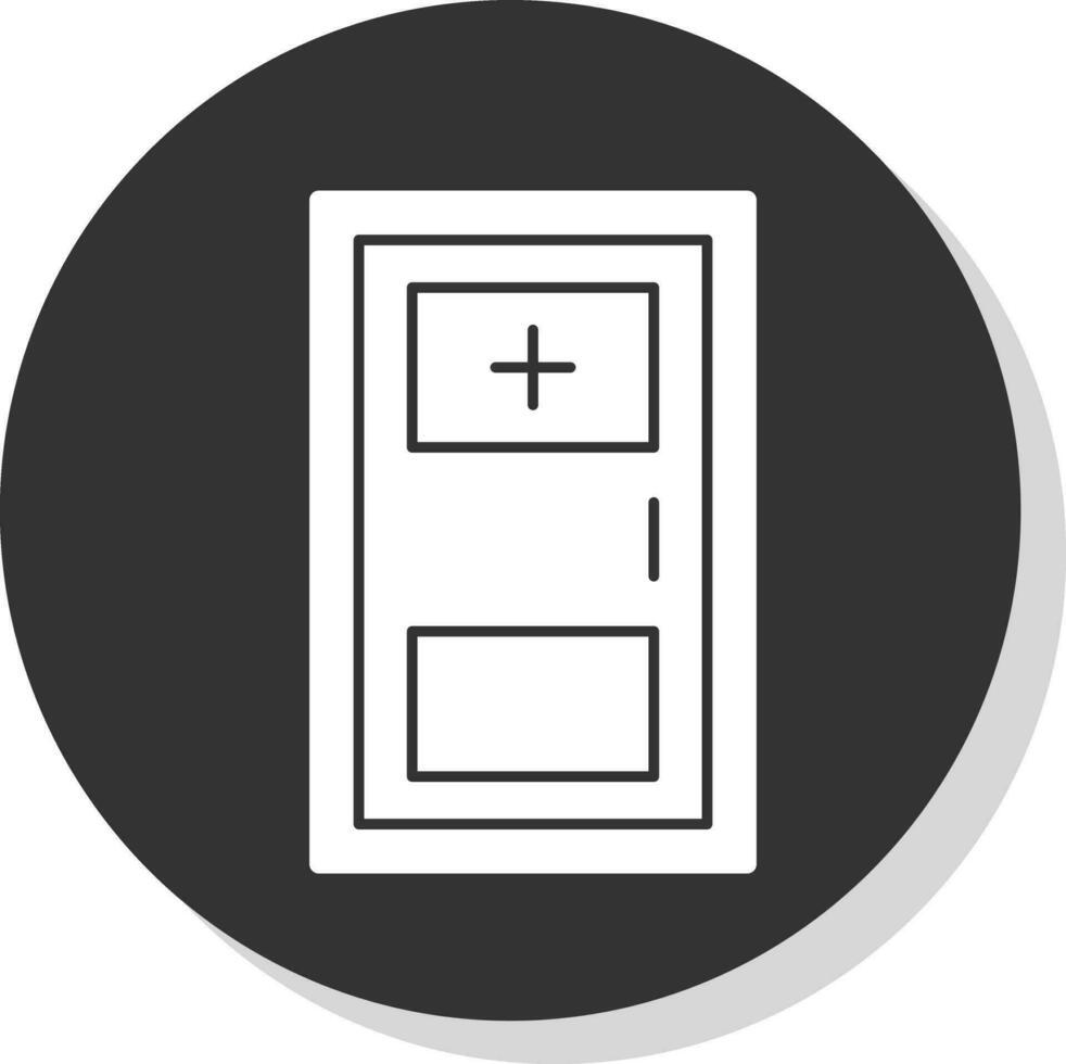 diseño de icono de vector de puerta