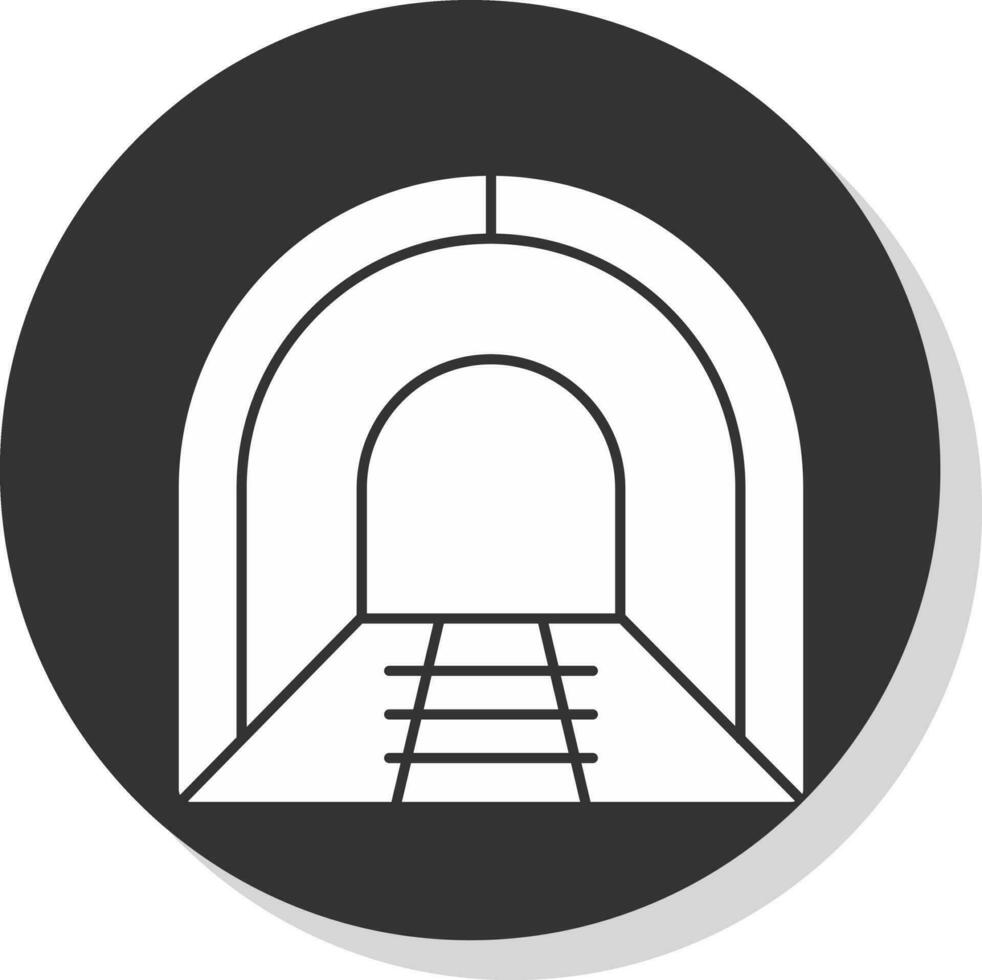 diseño de icono de vector de túnel