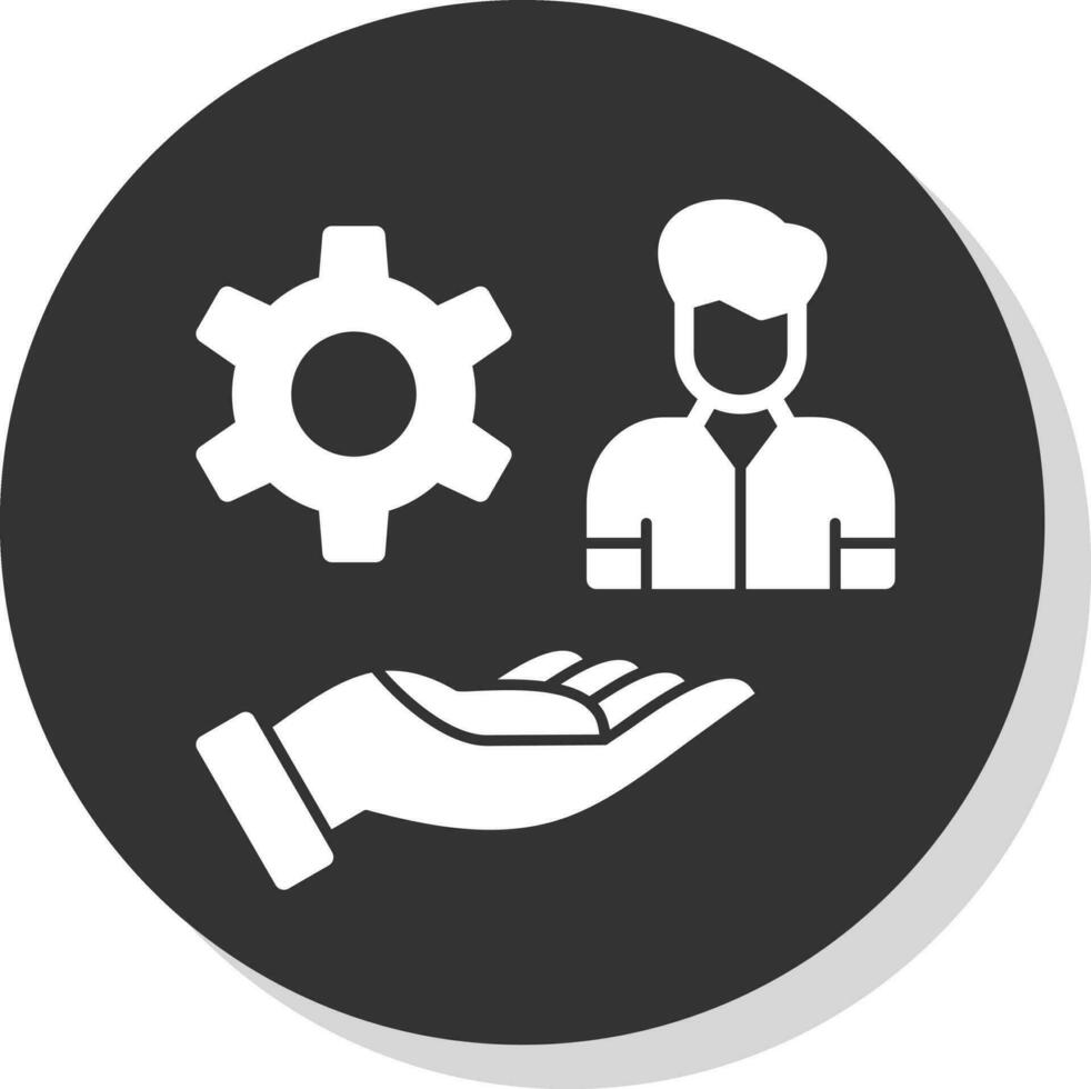 Management Services Vector Icon Design