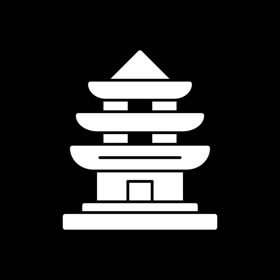 Pagoda Vector Icon Design