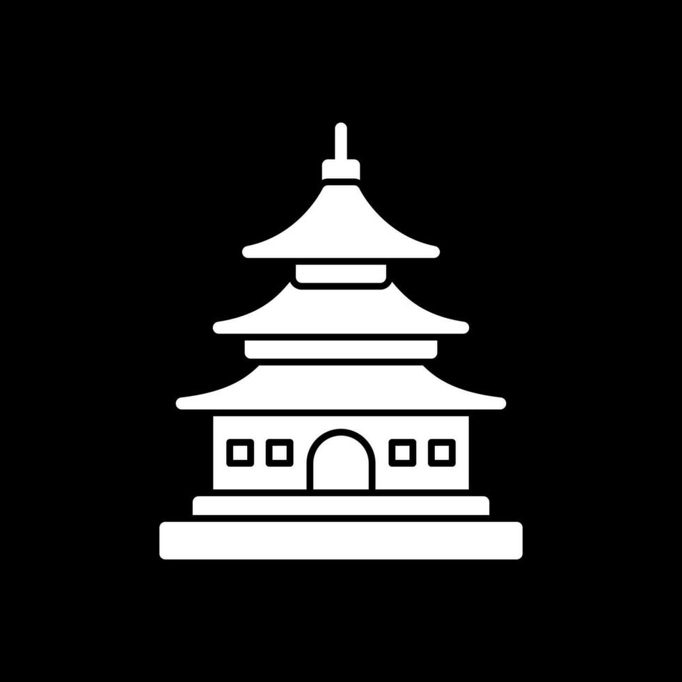 Asian temple Vector Icon Design