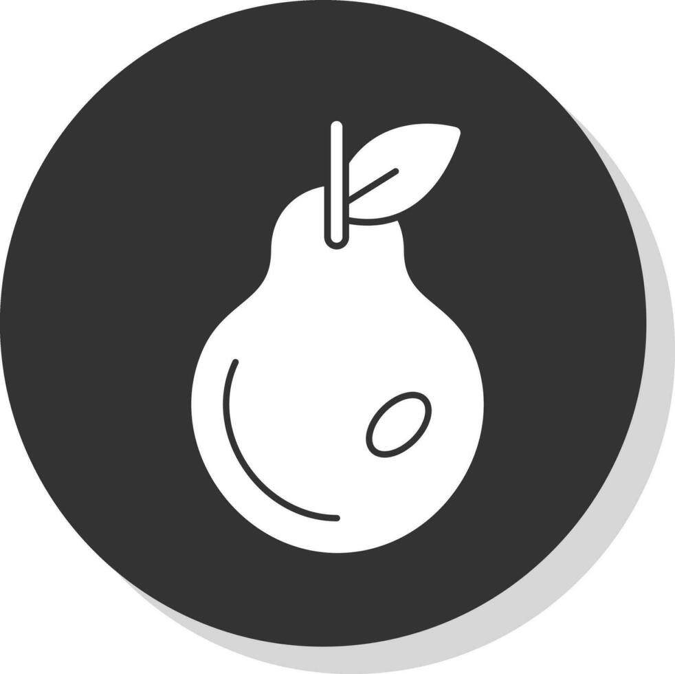 Pear Vector Icon Design