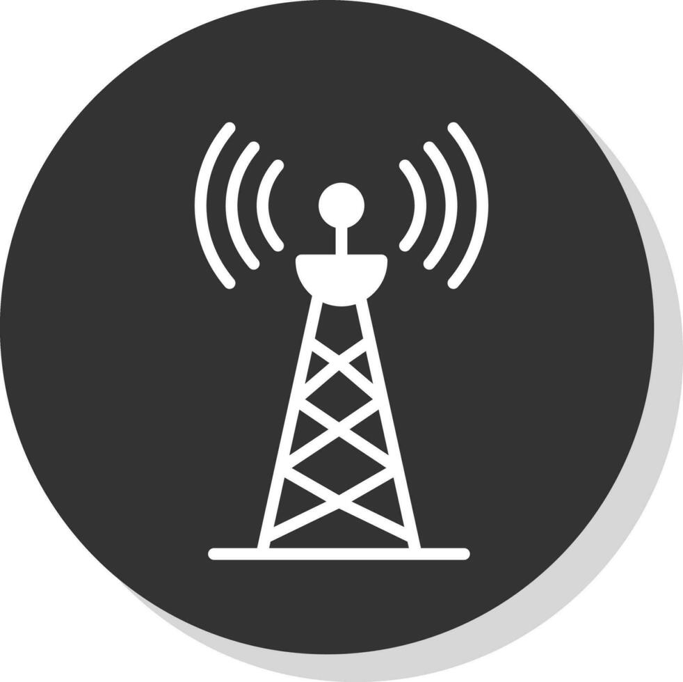 Radio tower Vector Icon Design